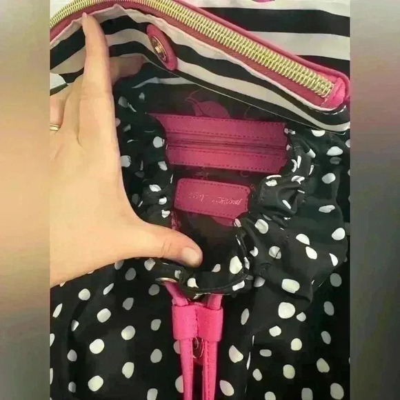 Betsey Johnson bookbag purse medium sized backpack - Picture 4 of 9